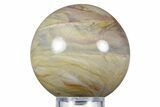 Polished Polychrome Jasper Sphere - Madagascar #358986-1